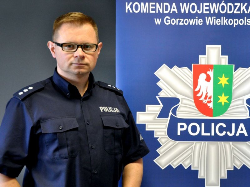 kom. Sławomir Konieczny, Rzecznik KWP w Gorzowie Wlkp.