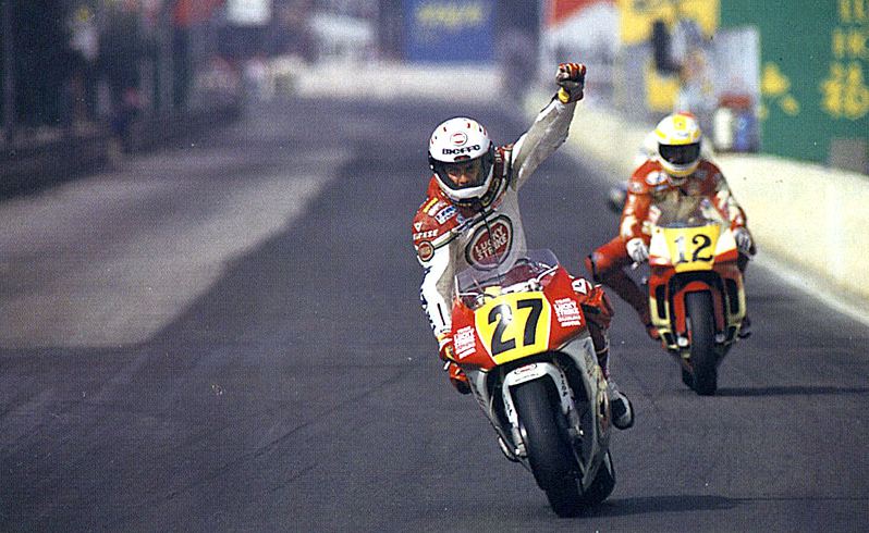Rok 1991, Radiguès wygrywa Grand Prix Macau /fot. Tumblr